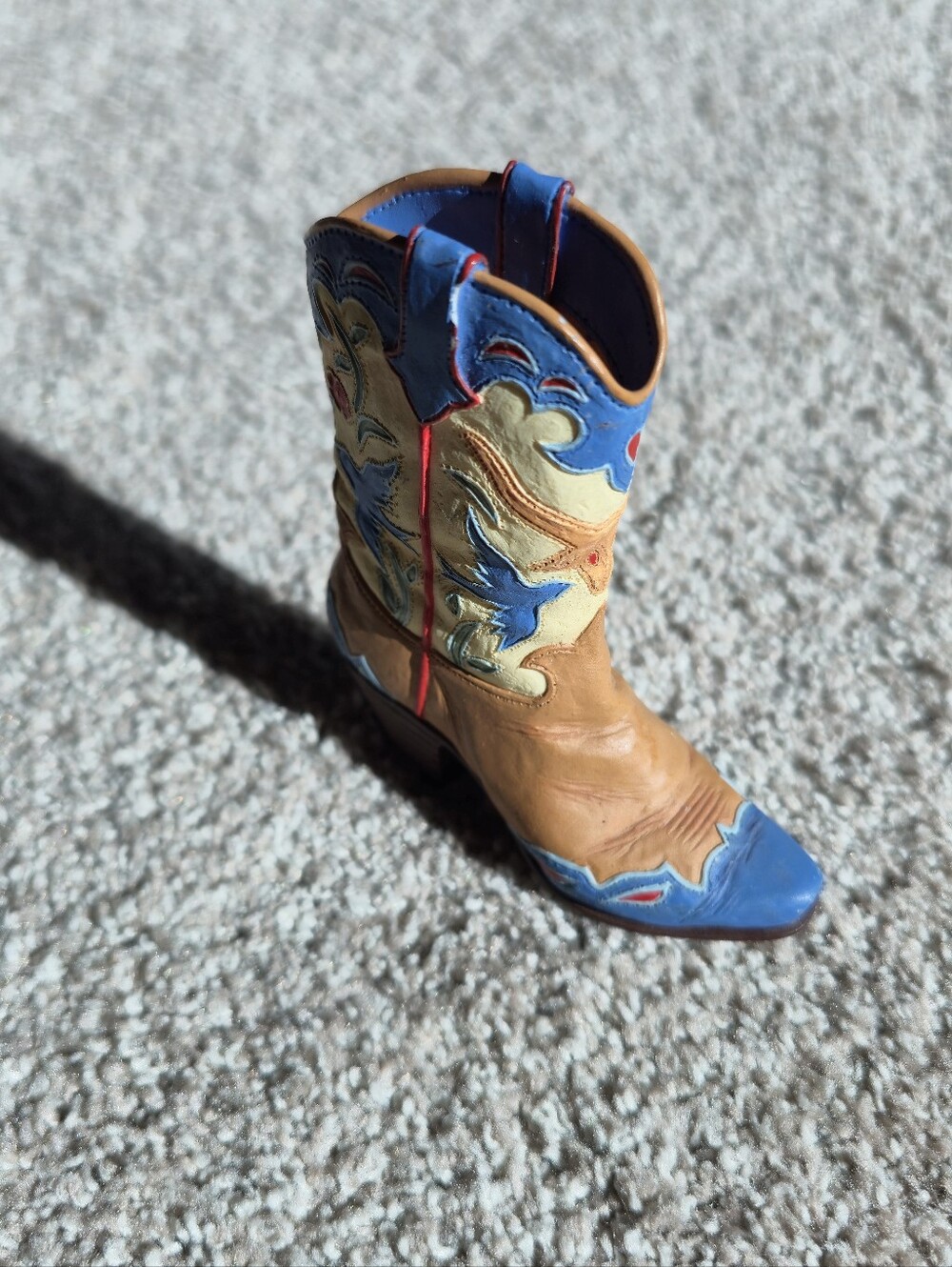 1999 Raine Just The Right Shoe “Home On The Range” Miniature Cowgirl Boot 25095